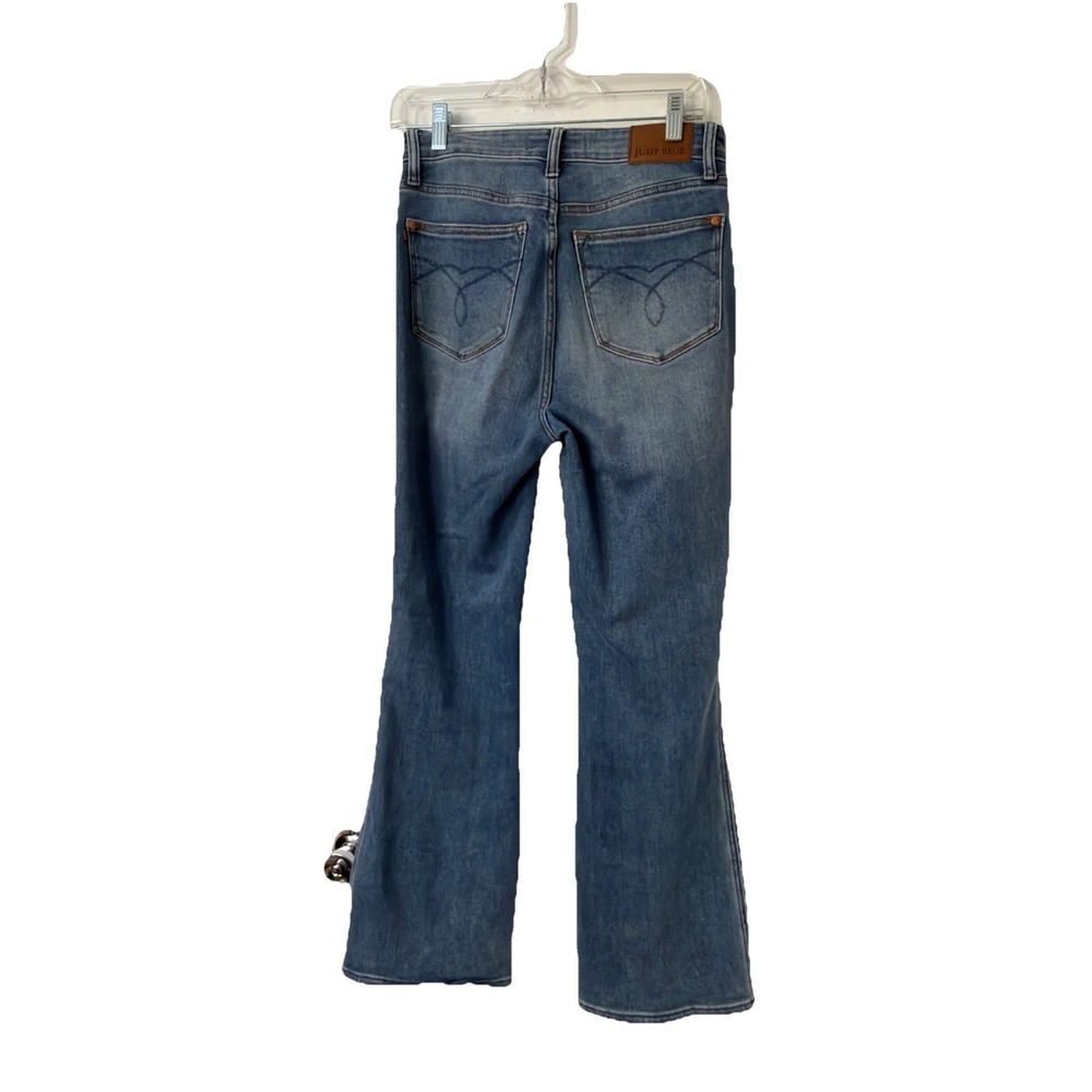 Judy Blue Womens High Rise Petite 27 Boot‎ Cut  Jeans Bohemian Y2K - Picture 4 of 8
